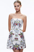 Velia Strapless Mini Dress