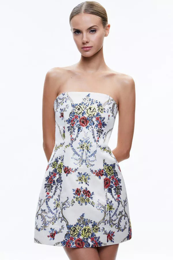 Velia Strapless Mini Dress
