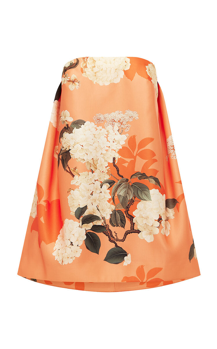 Fay Strapless Floral Mini Dress