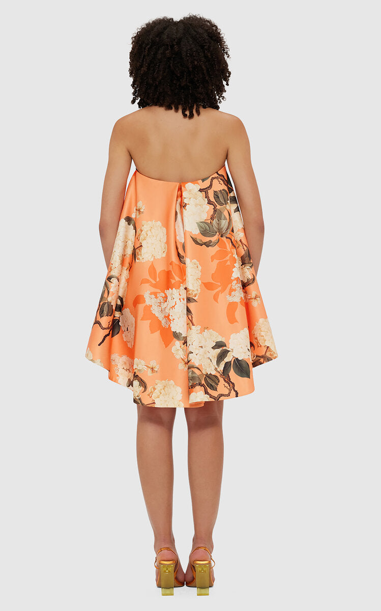 Fay Strapless Floral Mini Dress