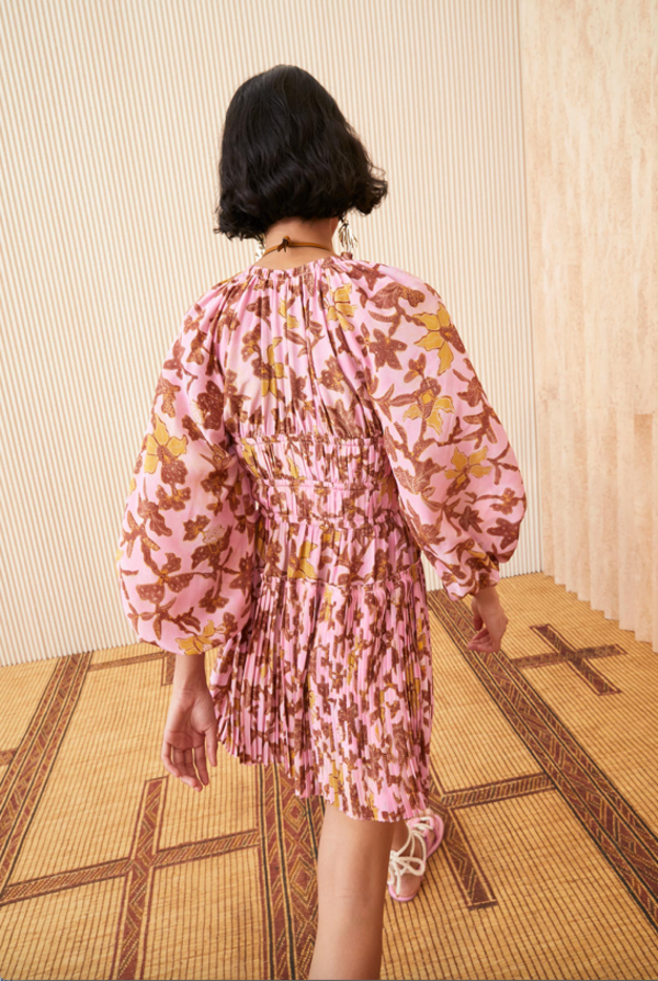 Sefia Dress In Hibiscus