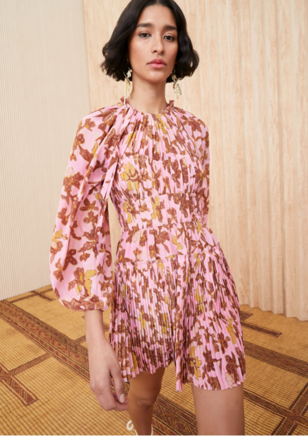 Sefia Dress In Hibiscus