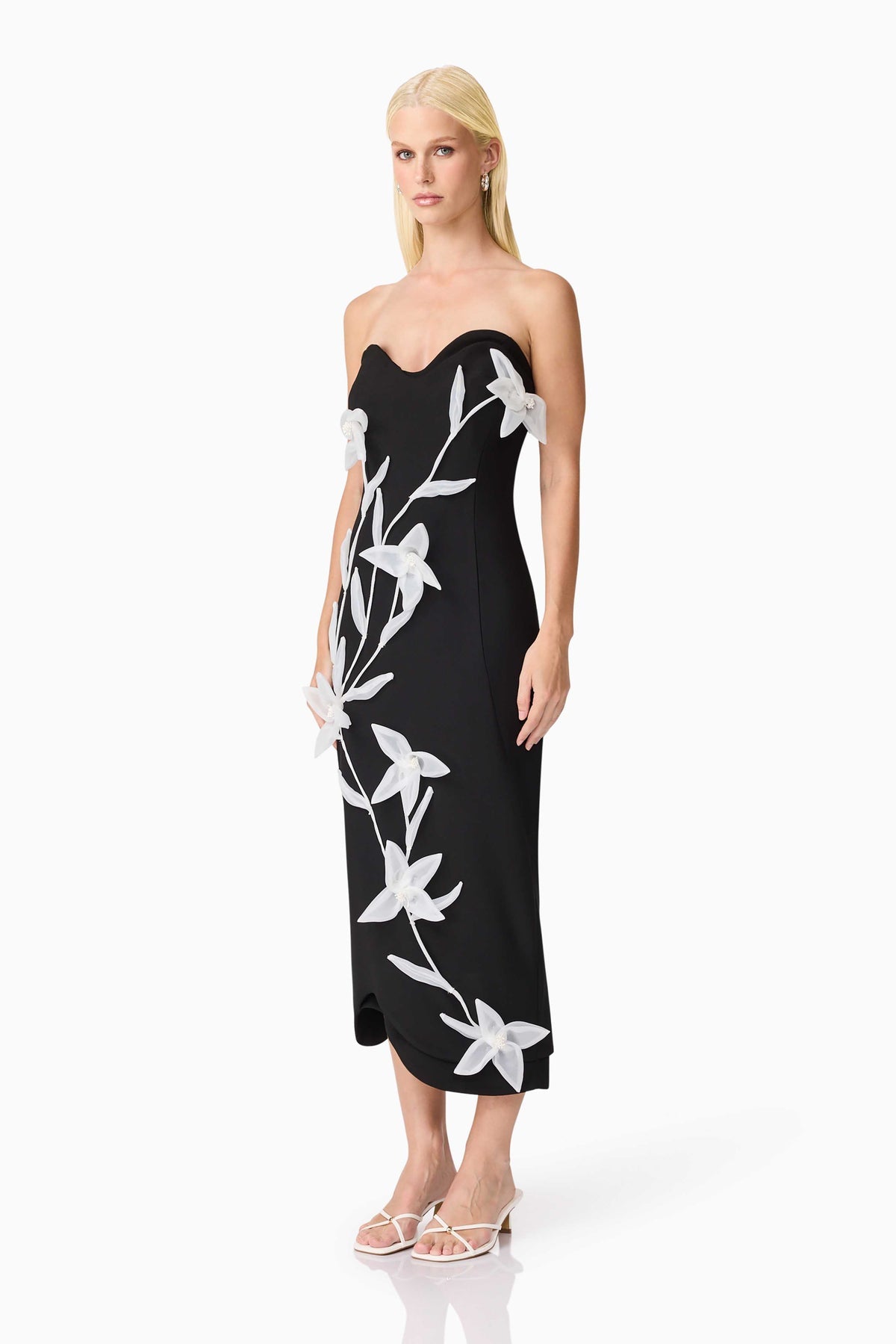 Ilaria Sweetheart Midi Dress