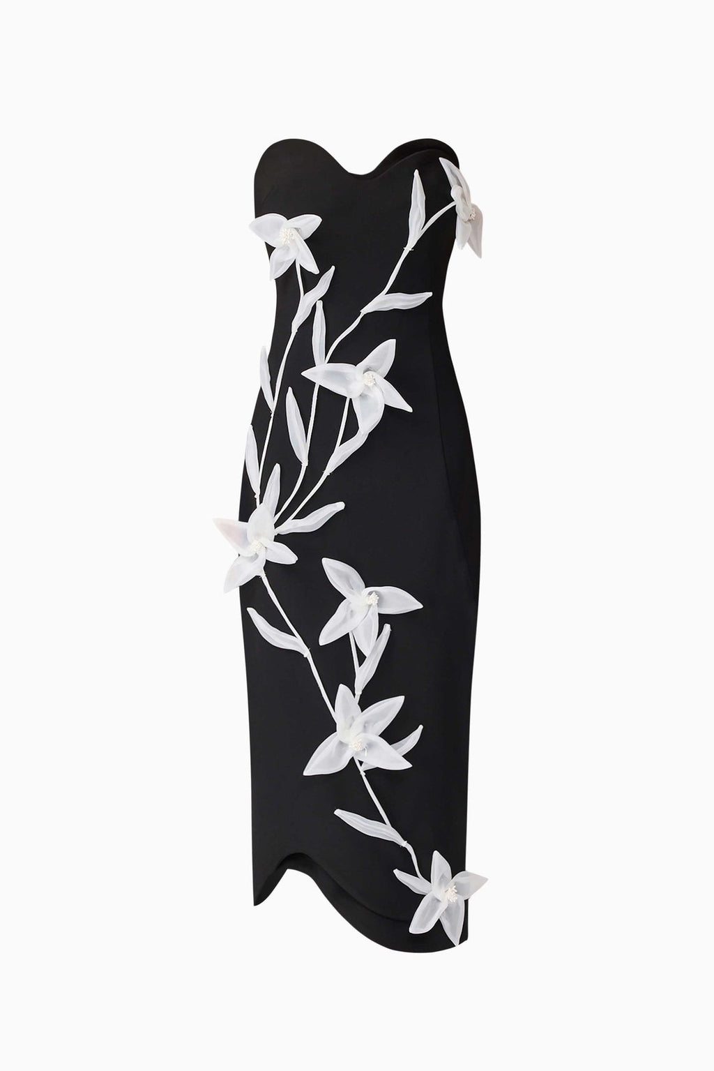 Ilaria Sweetheart Midi Dress