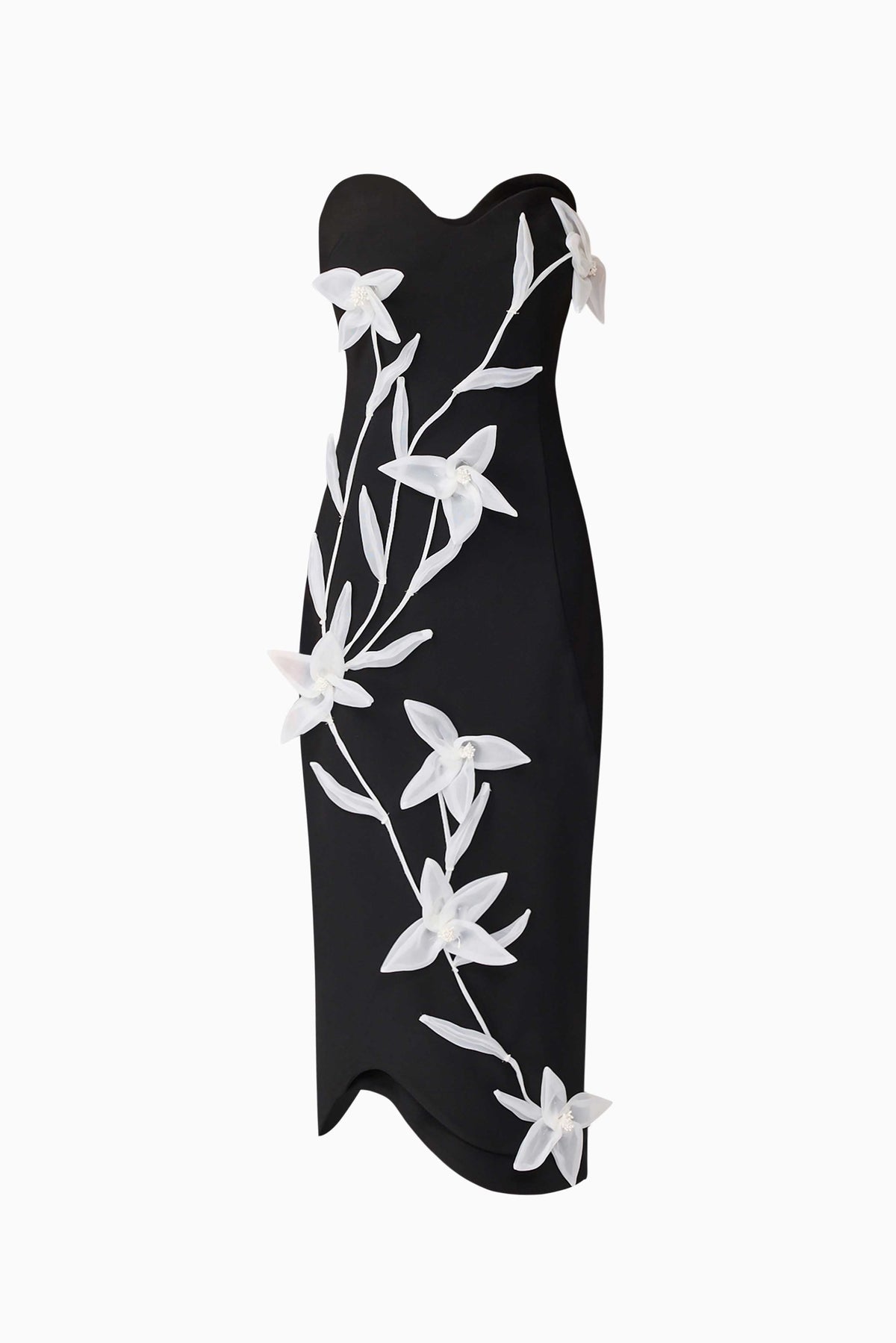 Ilaria Sweetheart Midi Dress
