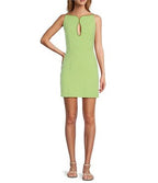 Marin A-Line Boat Keyhole Dress