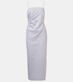 Cotton and Linen Midi Dress
