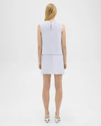 Layered Shift Dress In Cotton