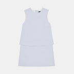 Layered Shift Dress In Cotton