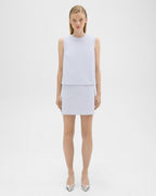 Layered Shift Dress In Cotton