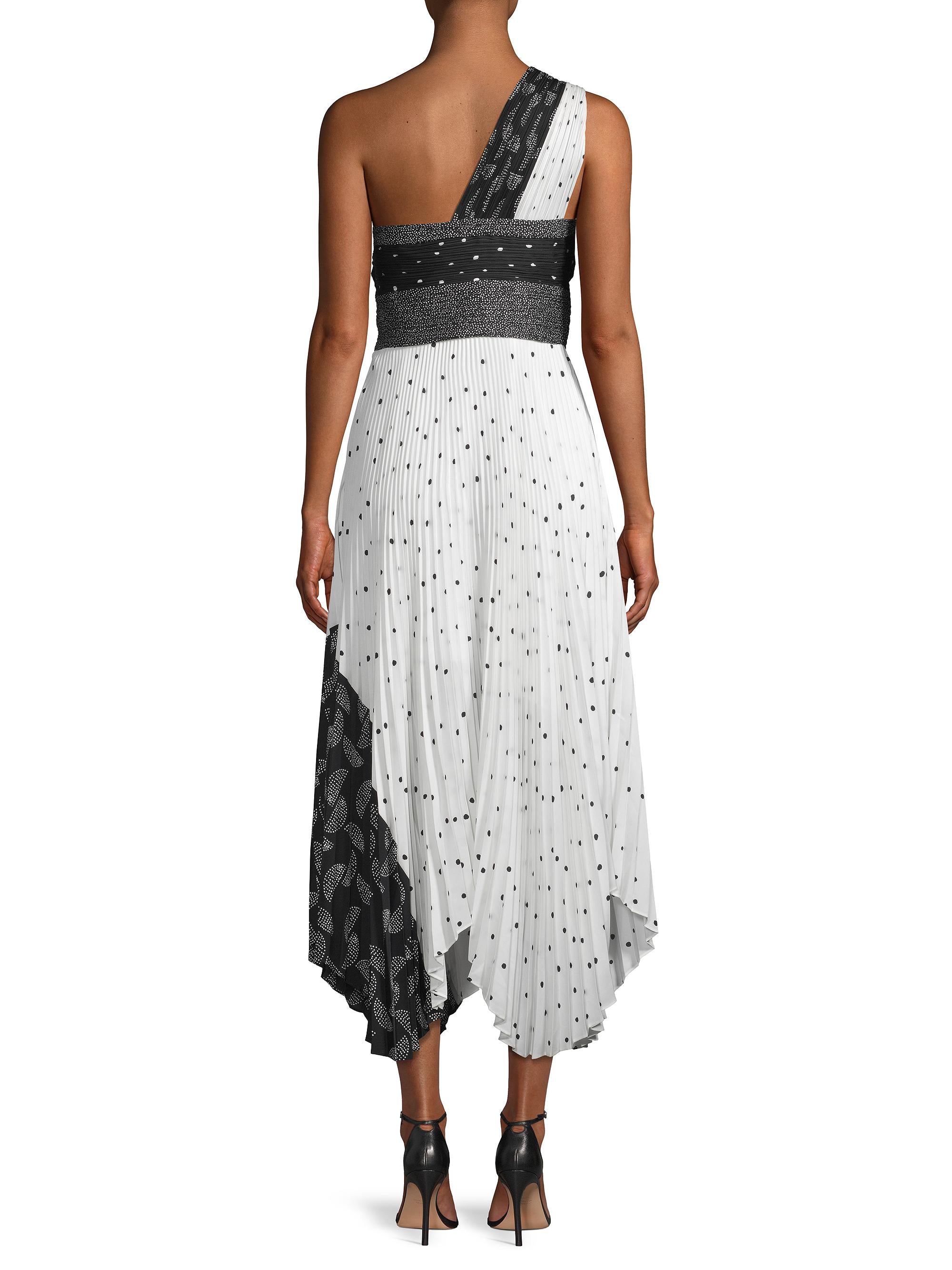 Mixed Printed Midi Dress