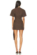 Martini Mini Dress In Chocolate