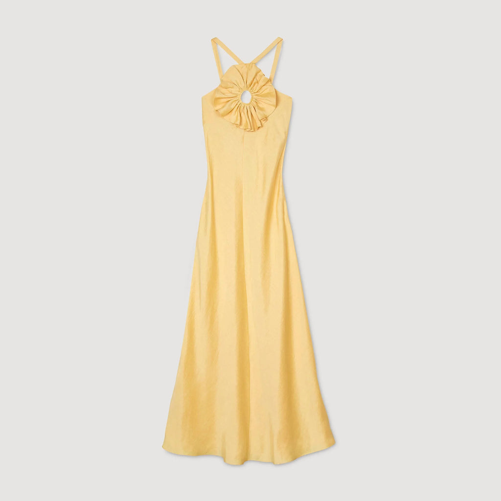 Ruffled Flare Maxi