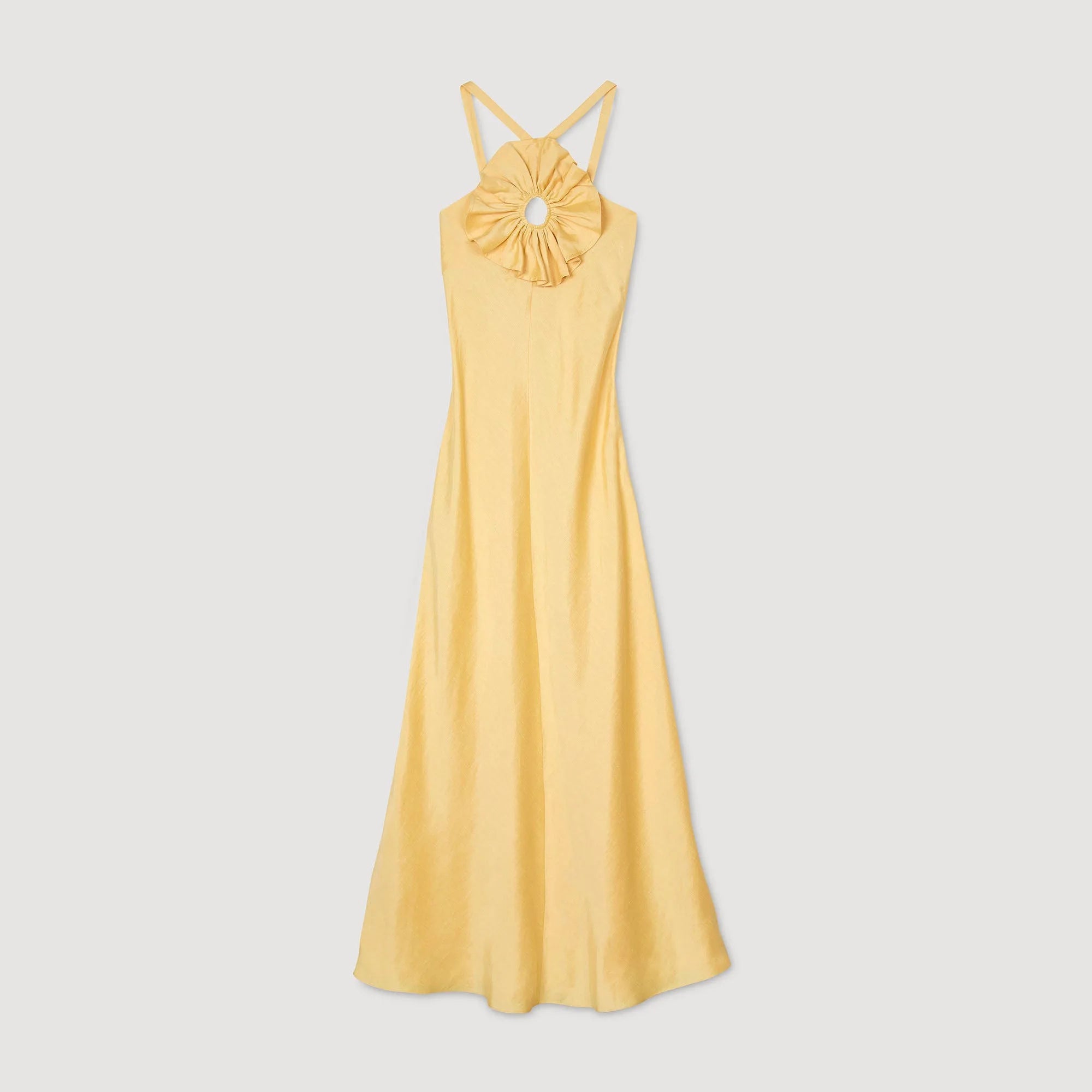 Ruffled Flare Maxi