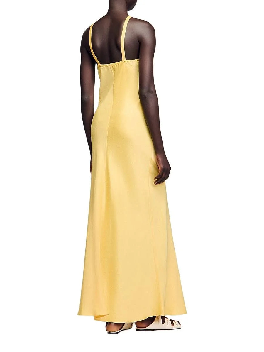 Ruffled Flare Maxi