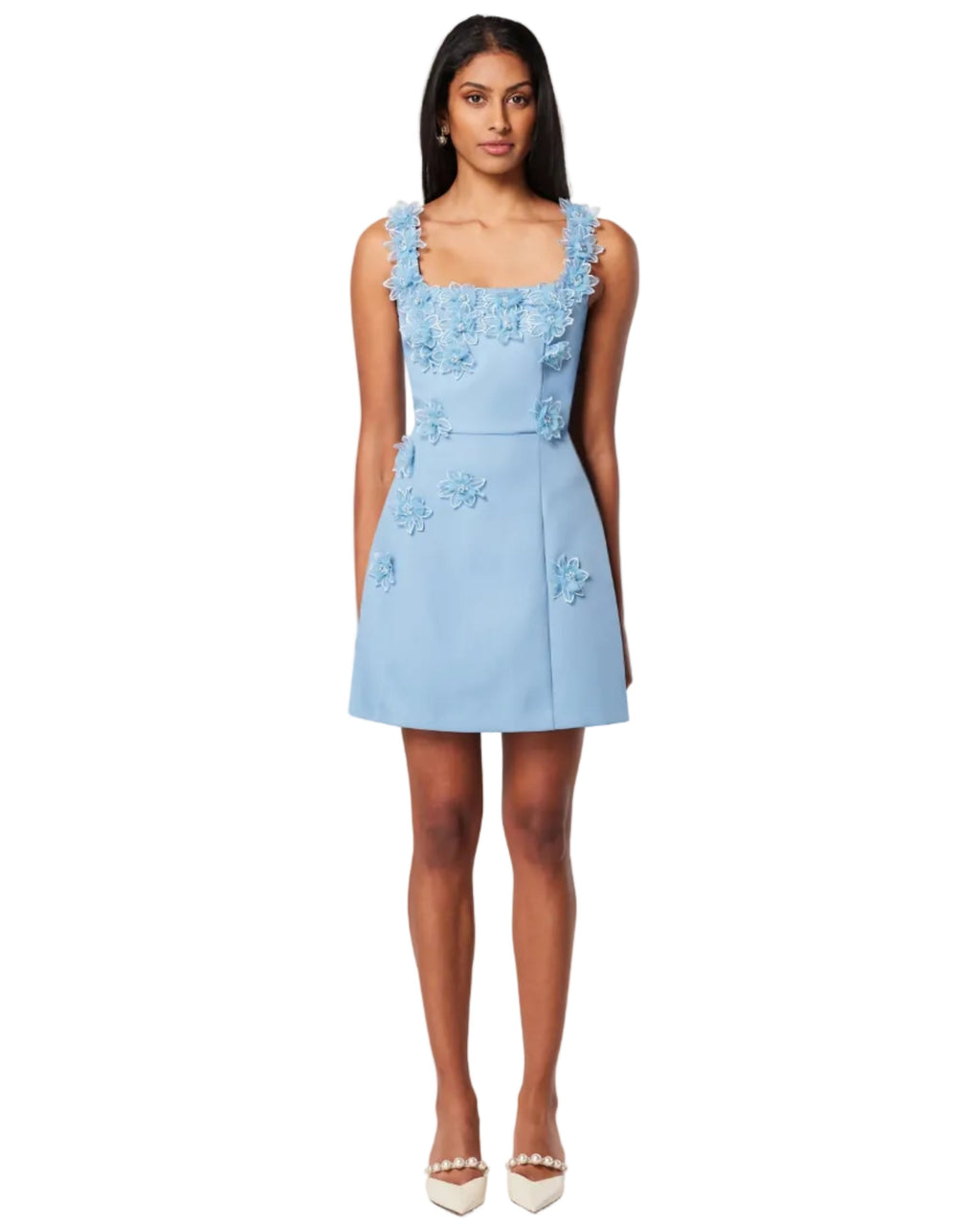 Bruges 3D Floral Mini Dress