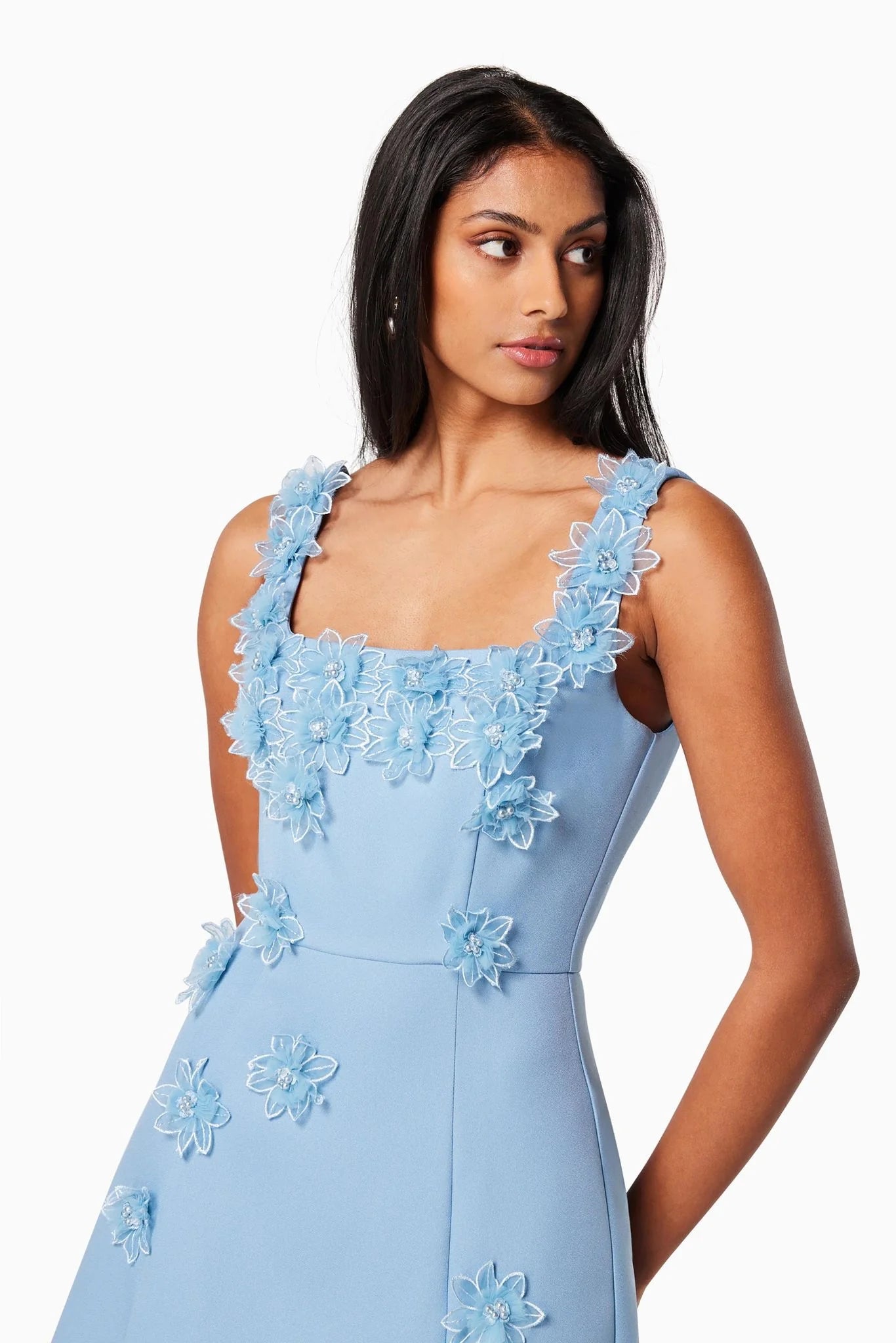 Bruges 3D Floral Mini Dress