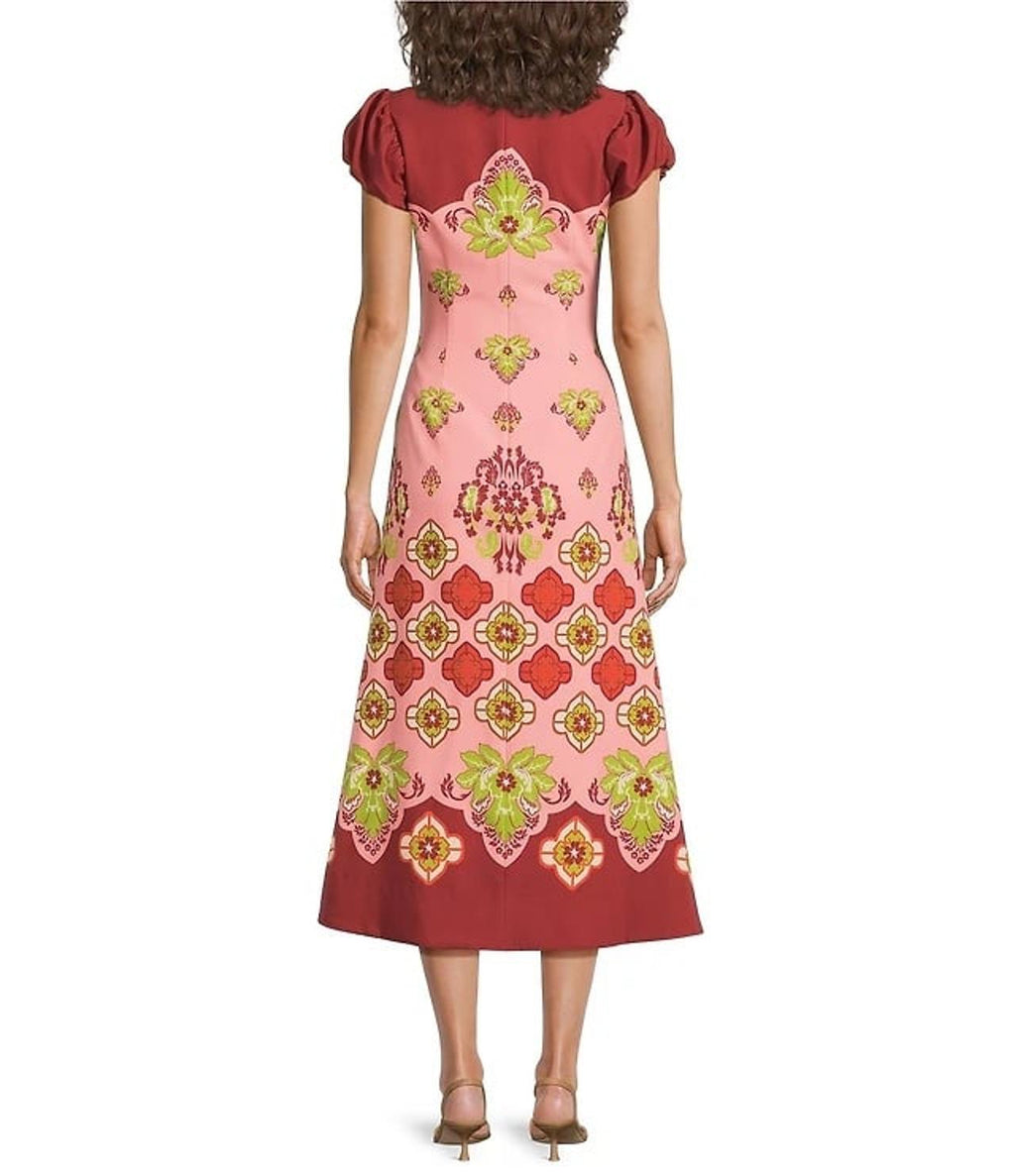 Perla Flamingo Dress