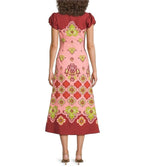 Perla Flamingo Dress