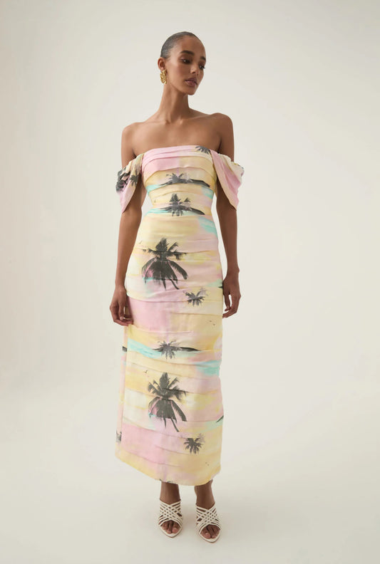 Zara Gathered Maxi