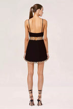 Gaudy Dress In Black