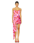 Chasing Dawn Dress In Apricot Poppy