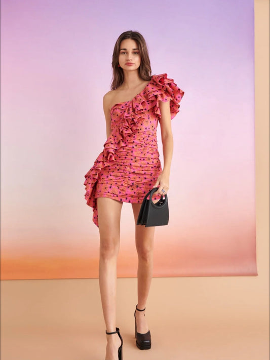 Bali Pink Mini Dress