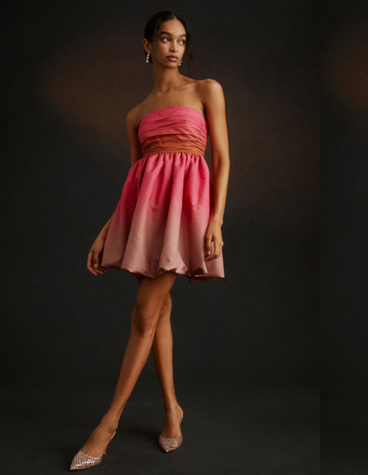 Sunrise Strapless Mini Dress