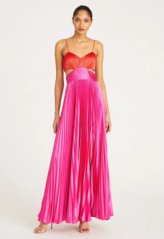 Elodie Gown Red Rose