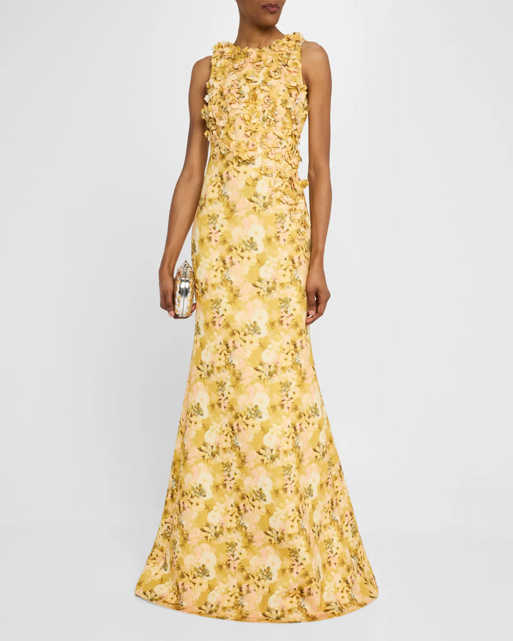 Floral Print Trumpet Dress
