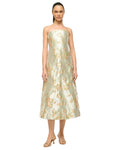 Kennedy Dress In Metallic Bloom