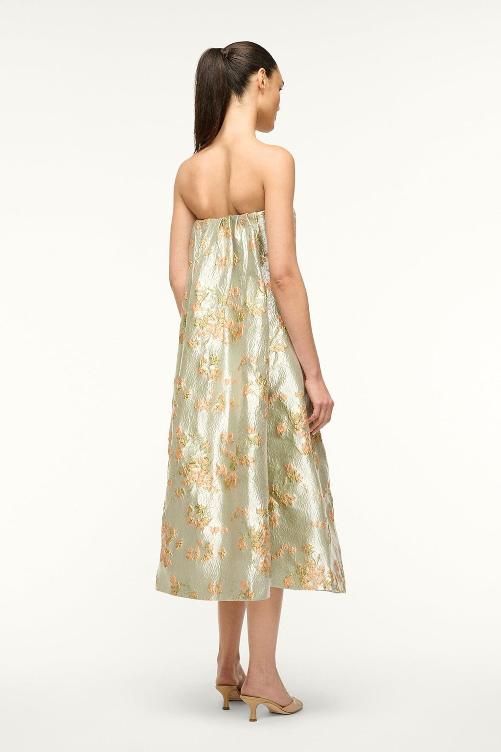Kennedy Dress In Metallic Bloom