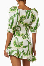 San Paolo Dress in Green