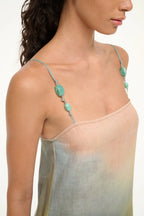 Laura Linen Dress Pastel Clouds