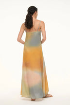 Laura Linen Dress Pastel Clouds
