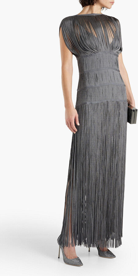 Fringe Bandage Gown