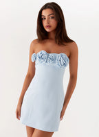 Pastie Strapless Mini Dress