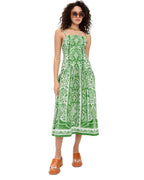 Delicate Tapestry Midi Dress