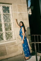 Poka Dot Scarf Dress