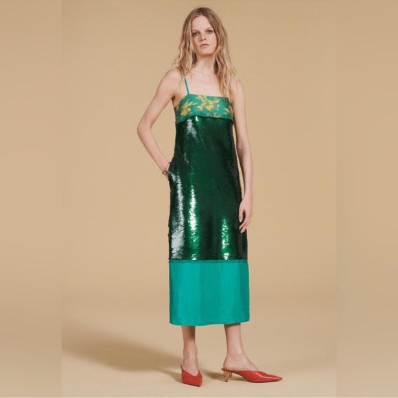 Mixed Sequin Dress