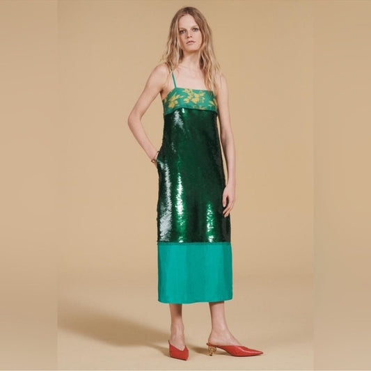 Mixed Sequin Dress