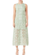 Endless Rose Midi Dress In Green