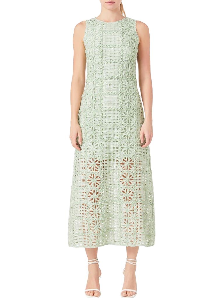 Endless Rose Midi Dress In Green