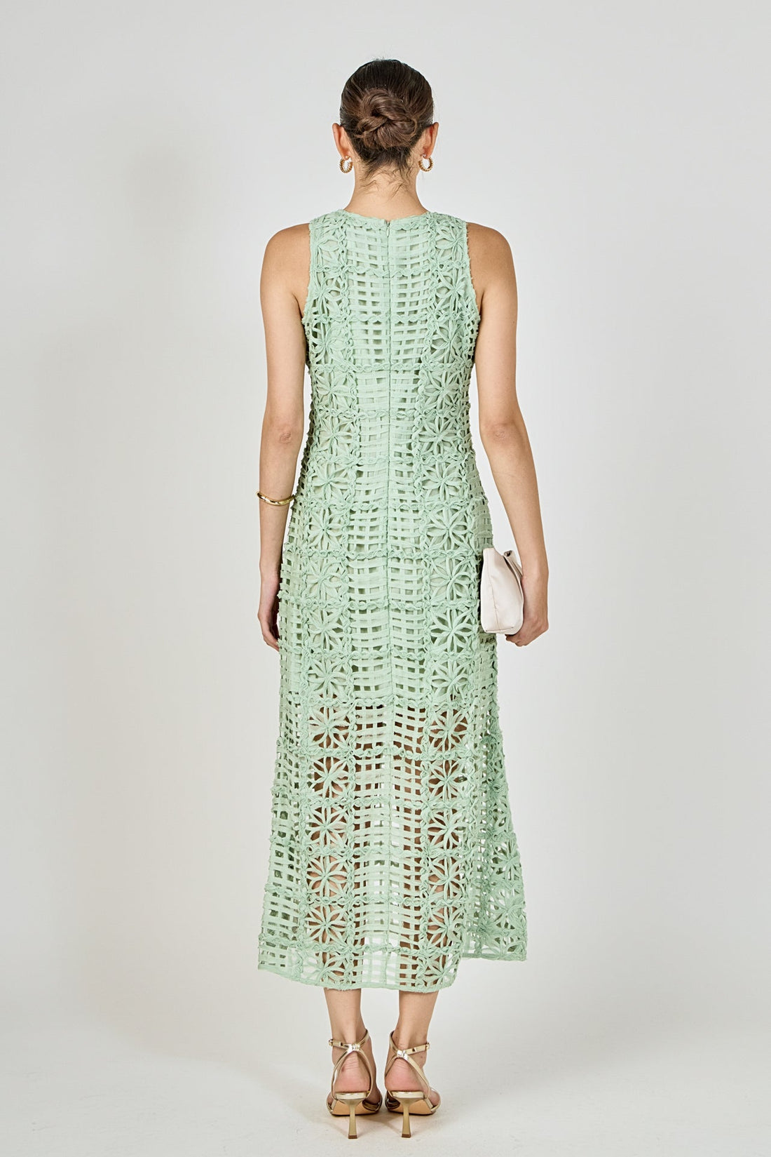 Endless Rose Midi Dress In Green – Essie's Auburn