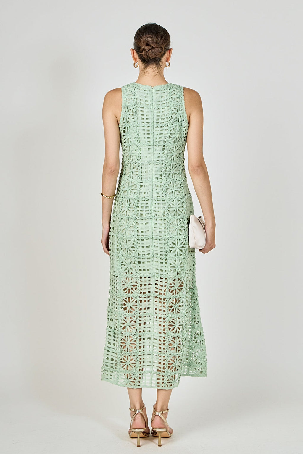 Endless Rose Midi Dress In Green