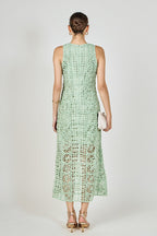 Endless Rose Midi Dress In Green