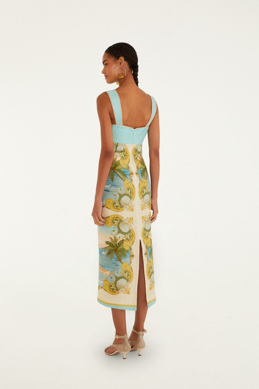 Royal Sea Maxi Dress