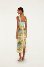 Royal Sea Maxi Dress