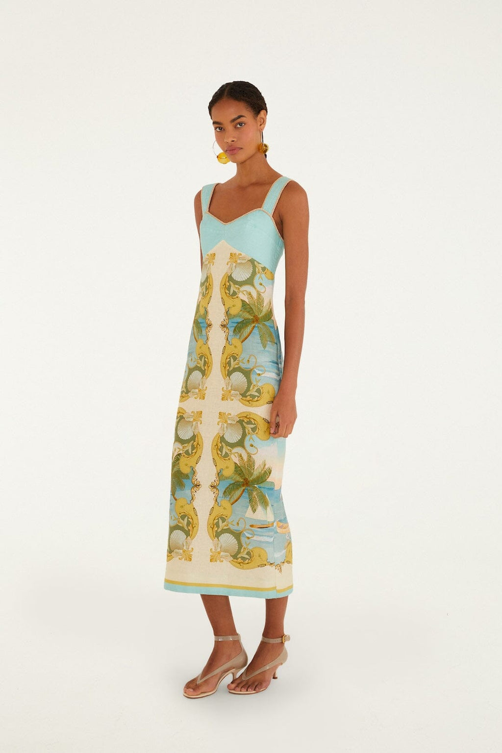 Royal Sea Maxi Dress