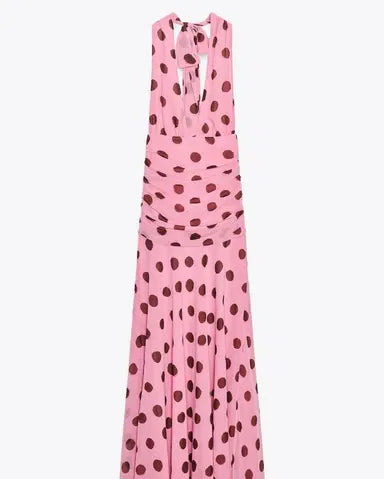 Polka Dot Maxi Dress